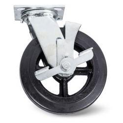 Купить колеса большегрузные поворотные с тормозом обрезиненные по низким ценам с доставкой. 